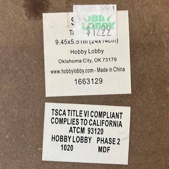 NWT!! Hobby Lobby home decor, wooden rooster and pig - Picture 6 of 7